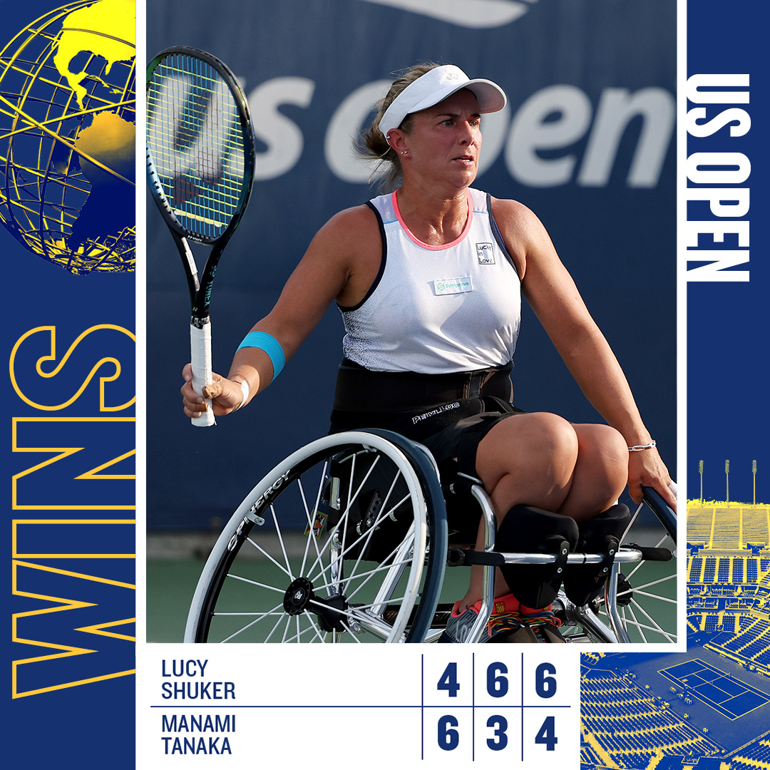 1️⃣st EVER @usopen singles win for @lucy_shuker 🔥 #BackTheBrits 🇬🇧 | #USOpen