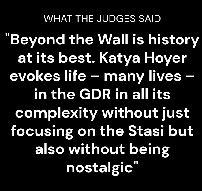 hoyer_kat's tweet photo. 😱😁 BEYOND THE WALL has been longlisted for the Baillie Gifford Prize for Non-Fiction!!! 
#BGPrize2023 @BGPrize https://t.co/hVeuYETi8q