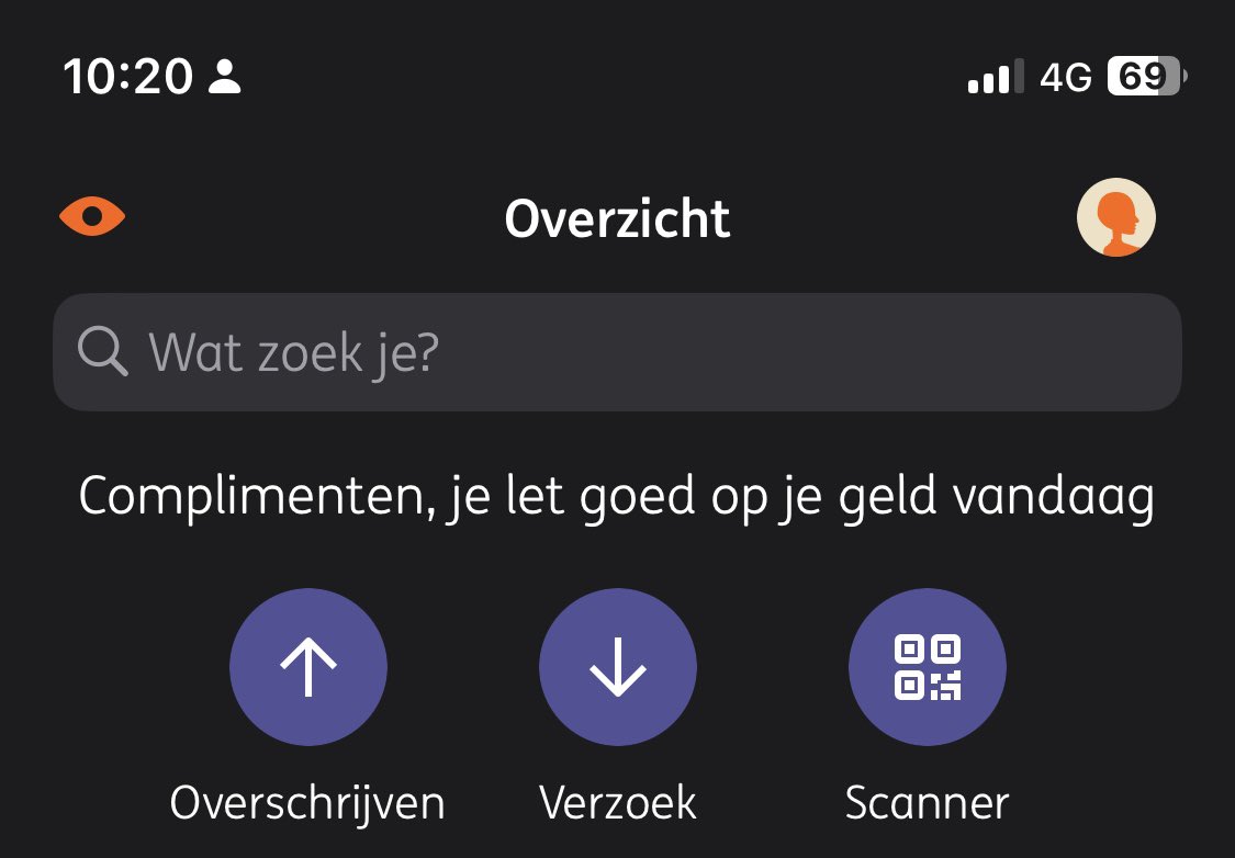Dank u ING ma ik wil gewoon mijn loon eigenlijk