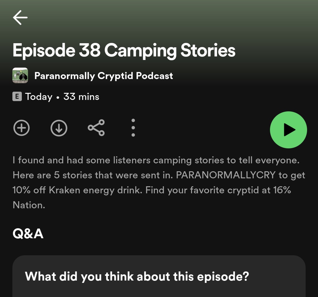 Paranormally Cryptid Podcast tweet media