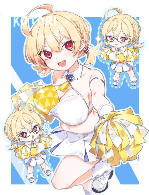 白いところうめようと頑張ろうとした結果のチアコトリ 