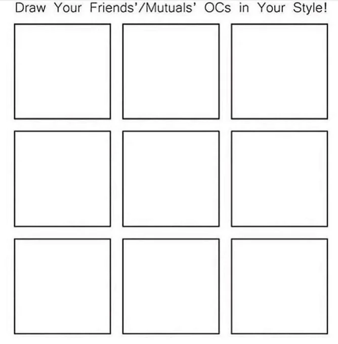Hey mutuals, drop your OCs and I'll try to draw them 🙏 