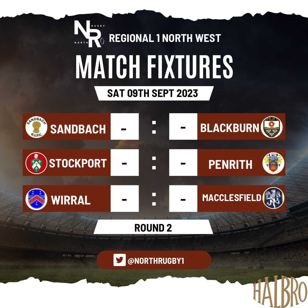 NORTHRUGBY1's tweet photo. Round 2️⃣ fixtures 

What game will you be watching?

Will there be any upsets?

#northrugby https://t.co/p08iApSM1u