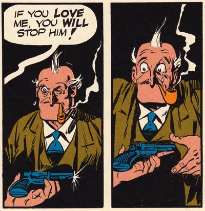 Fig 1: Ellen Dolan's Police Commissioner father Fig 2: Ellen Dolan's primary romantic parter Fig 3: A man who was born sometime around the early 1940s  