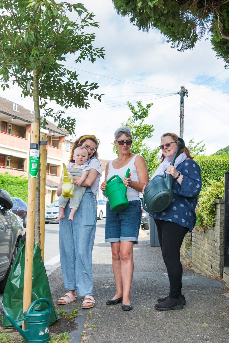 We're in a #heatwave ☀️

🌳Street trees need our help! 🚿
Simply grab a watering can or water bottle, and give your local new tree a drink. 🥤 

Let's look after our street trees for the generations to come! #WateringWednesday