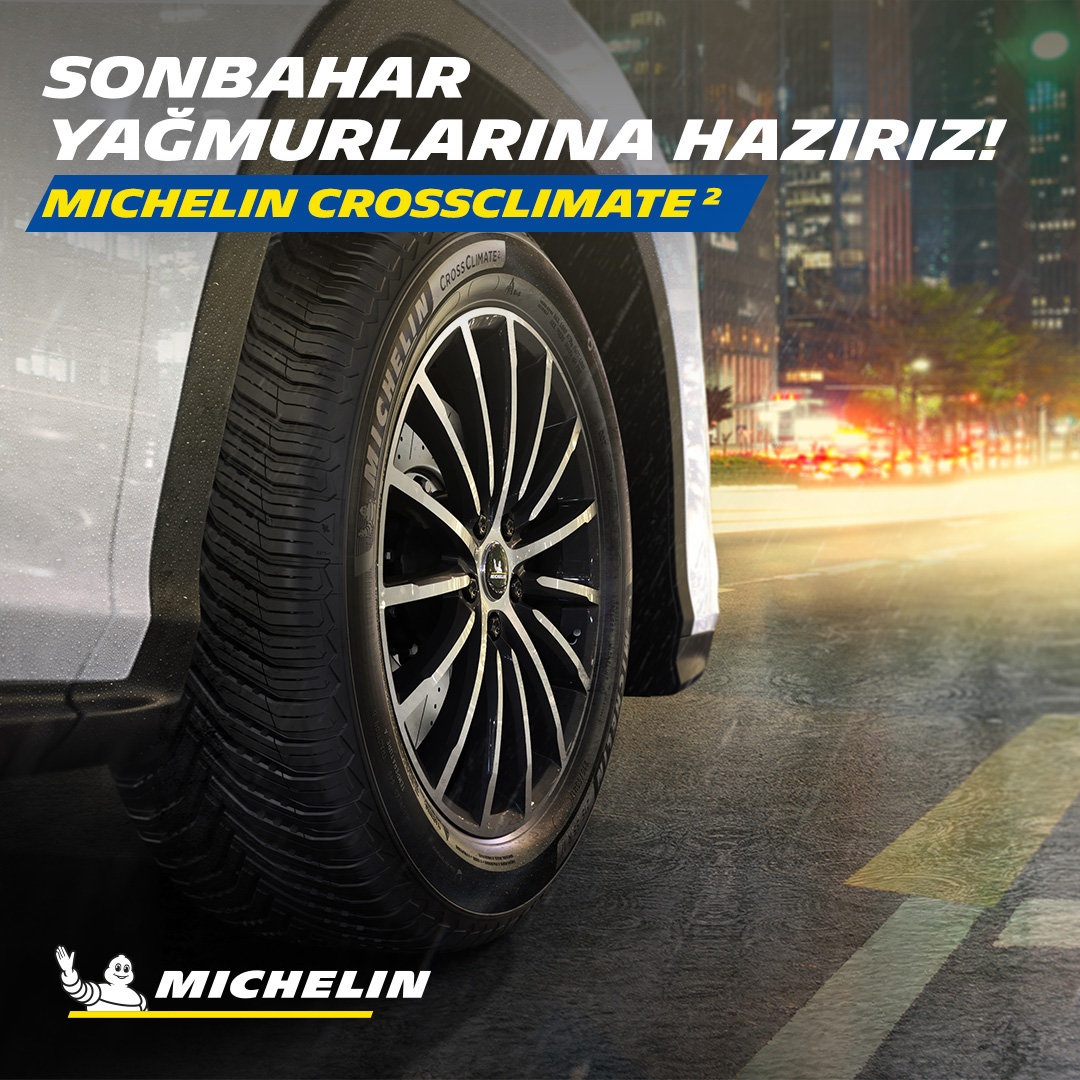 michelinturkiye's tweet photo. MICHELIN CrossClimate 2 ile yollar bizi bekler. Sonbahar yağmurlarında uzun ömürlü güvenlikle hareket halinde olmaya devam ediyoruz! 🚗🛞
https://t.co/zfx6JcdEHu
#Michelin #MichelinileKeşfet #CrossClimate2 #4Mevsim https://t.co/8ZTkx3VuyQ