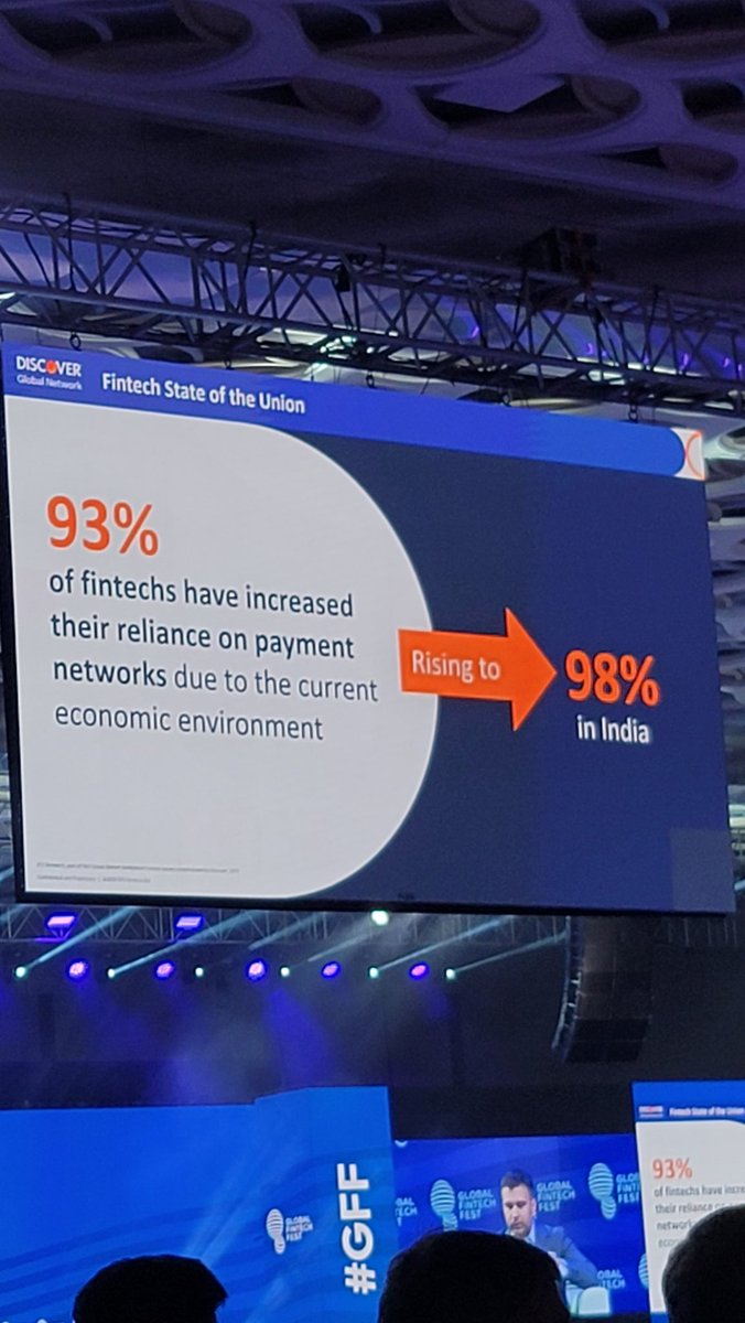 It's almost 100% in India - The ever rising fintech state of the Union 
#GFF2023 #NPCIGFF #GFF