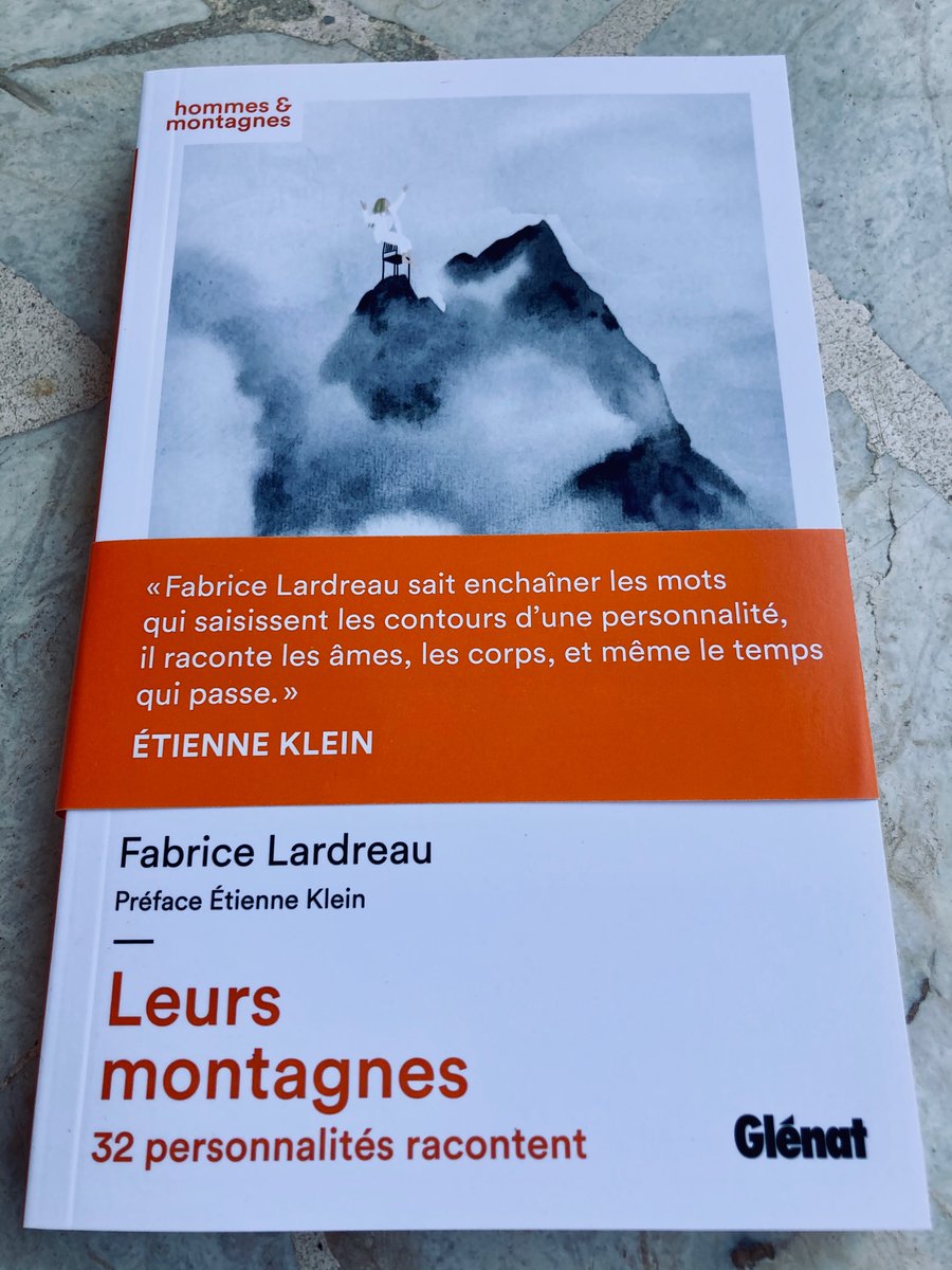 « Leurs montagnes » est aujourd’hui en librairie. @EtienneKlein @eric_antoine @GautierCapucon @PatriceLeconte @jeanlouismurat @Bernard_Minier @guillaumenery @MatthieuRicard @BCyrulnik @lucbronner #glenat #montagne #portraits