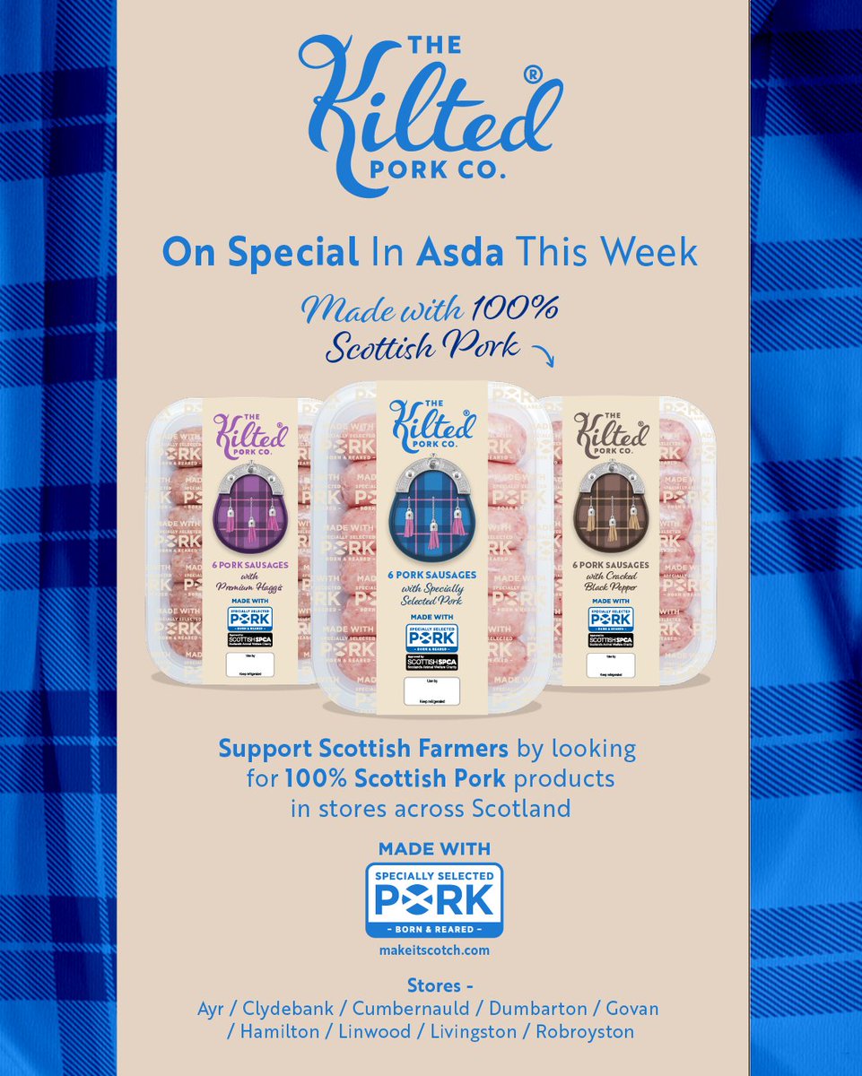 If you're around central Scotland, get along to your nearest ASDA to buy some of these delicious sausages and support Scottish family farmers in the process. <a href="/qmscotland/">QMS</a> <a href="/NFUStweets/">NFU Scotland</a> @scotfooddrink <a href="/saos_agri_coops/">SAOS - #workingtogether, what can we do for you?</a> <a href="/SaosSupply/">SAOS Supply Chain</a>