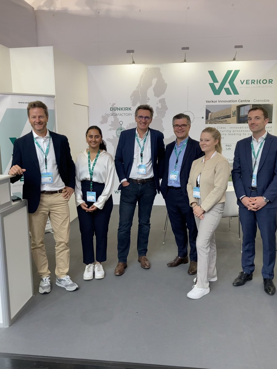 #VerkorNews [IAA MOBILITY]

📌 📅 Come and meet our teams for a get-together on today at 5.00 pm on the Verkor stand (E43 HallB3)
#IAA23 #batteries #mobility