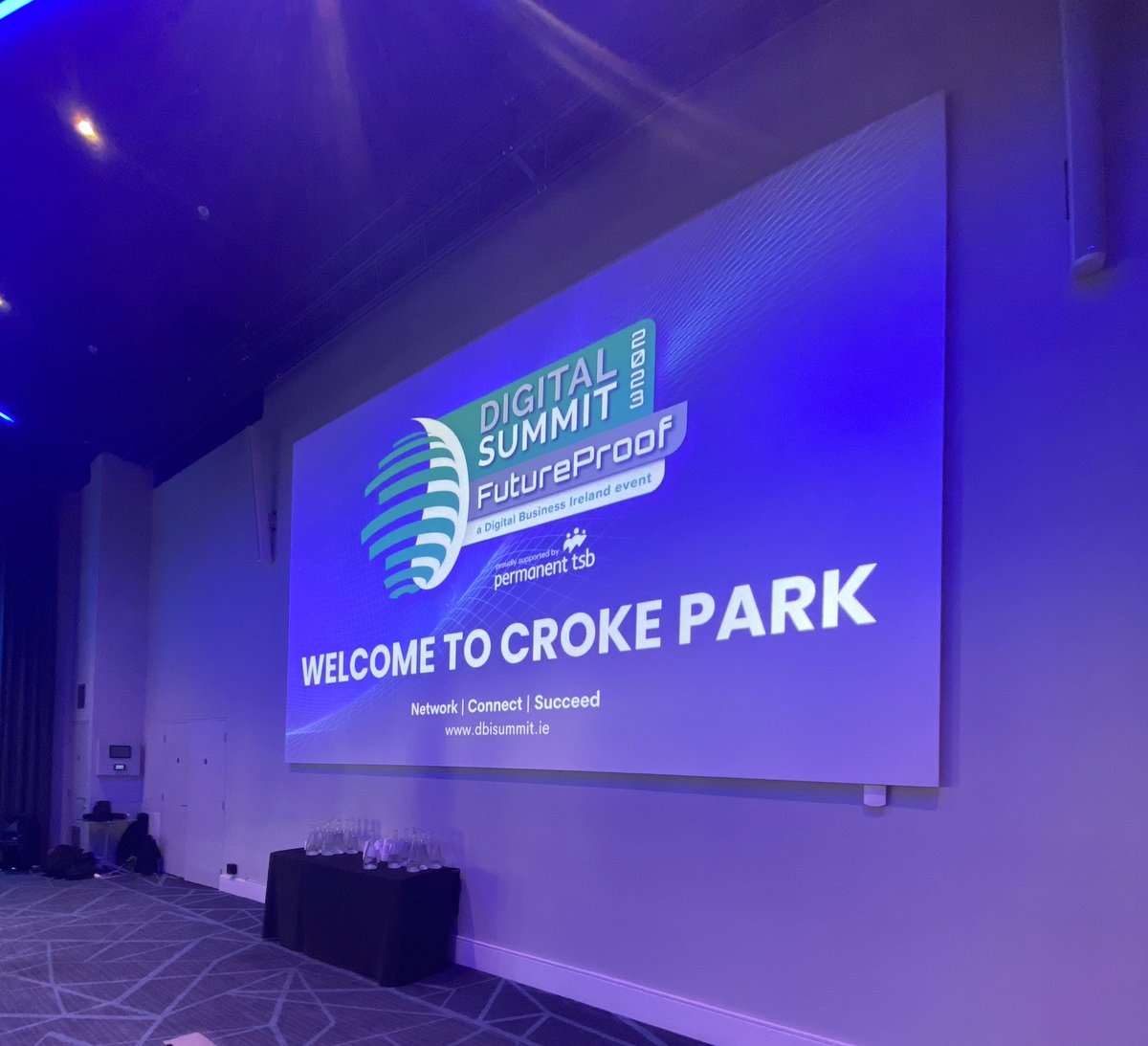 Marketing_Dpt's tweet photo. Delighted to be here at the @DigitalIre #DBISummit today at @CrokeParkEvents and looking forward to all the amazing speakers and panelists ☺️ https://t.co/DBbnHADYOs