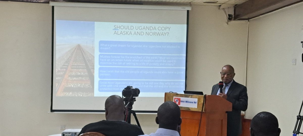 Uganda needs to establish a fund for social protection, where the old, children, Persons with Disabilities can be protected. We can learn from Alaska and Norway -Prof. Ezra Suruma. #socialprotectionUg
