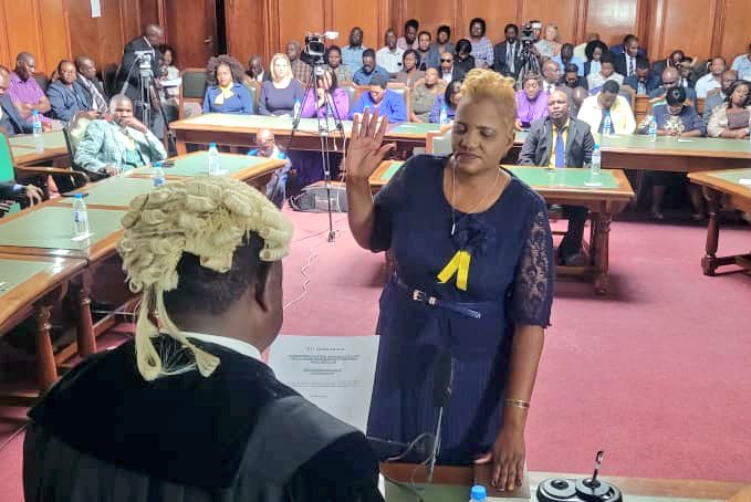 This morning,   I took an oath of office to serve <a href="/CityofBulawayo/">The City of Bulawayo</a> Ward 17 and greater Bulawayo for another five year term.
Again i thank Ward 17 residents for entrusting me with  leadership responsibility.

Ngiyabonga🙏🙏