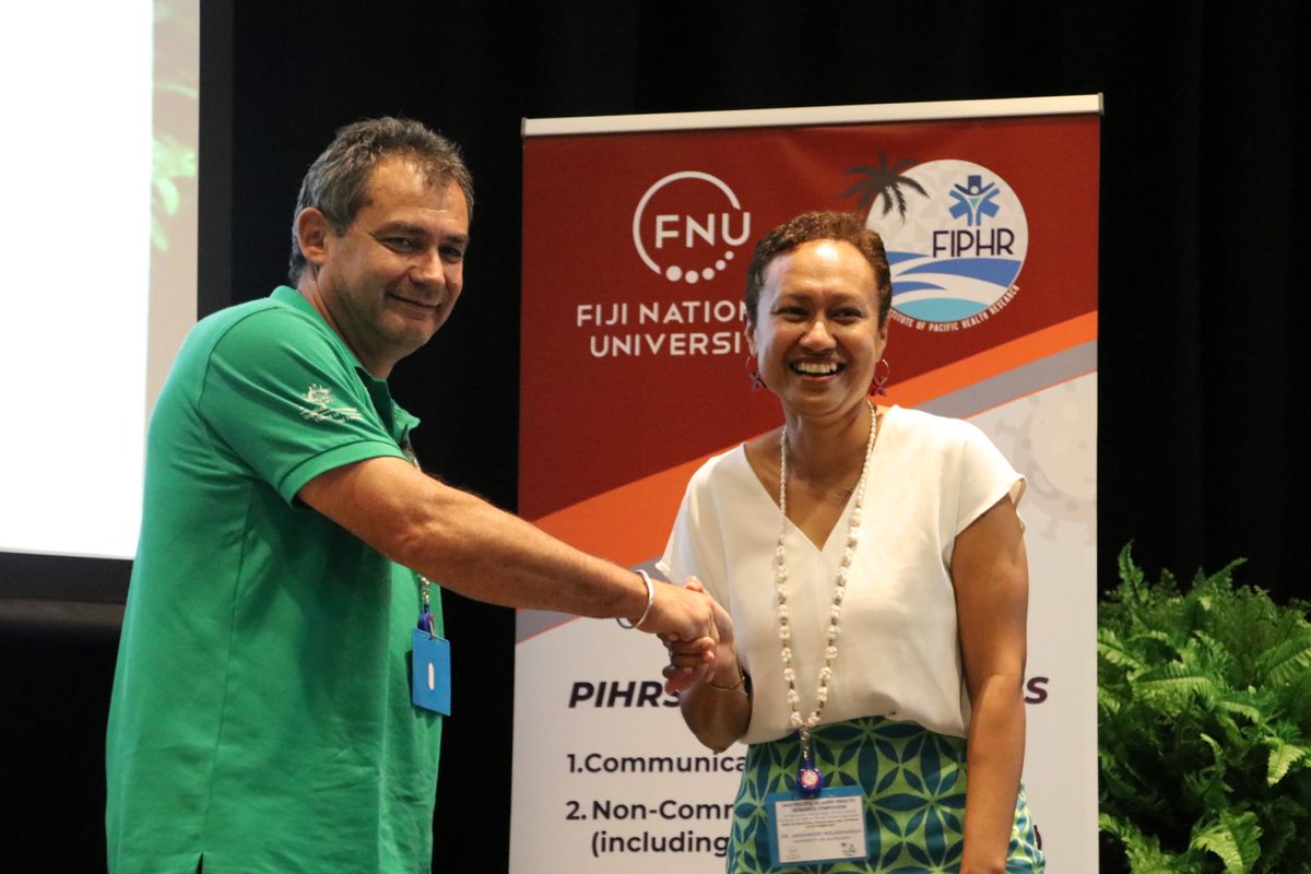 FNUFiji's tweet photo. ✅️ CONGRATULATIONS 🎊 🥳

A hearty congratulations to the various Pacific health experts following the successful conclusion of the three-day 2023 Pacific Islands Health Research Symposium.

#PIHRS #FNU #Medicine #CMNHS #Health #Pacific #Symposium #research https://t.co/daAyZRZfm9
