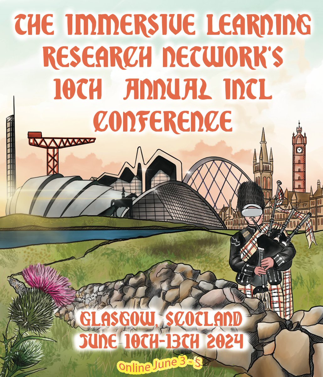 Will you answer the Call for Papers and Proposals to the 10th annual international conference of the Immersive Learning Research Network @immersiveLRN? Details: immersivelrn.org/ilrn2024/call-… #ComputerScience #edtech #gamedesign #ux #vr #AR #MR #XR #metaverse #CFP #ilrn #iLRN2024