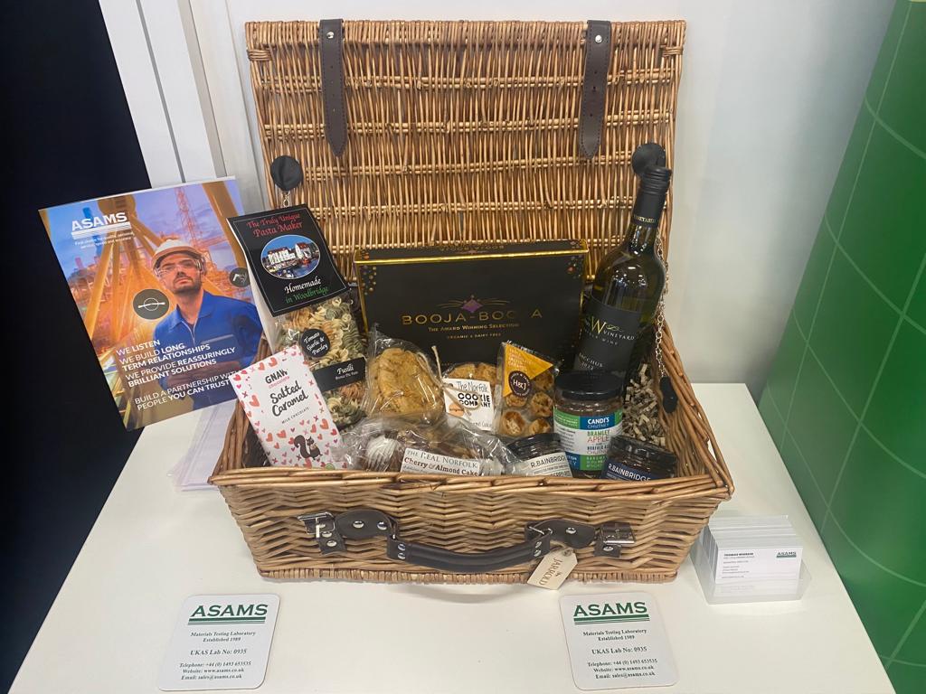 AsamsLtd's tweet photo. Great first day at SPE Europe and still plenty of time to drop by, say hi and enter our Failure Investigation competition for your chance to win a Luxury Hamper! #OE23 https://t.co/BZ6P2MEFZS