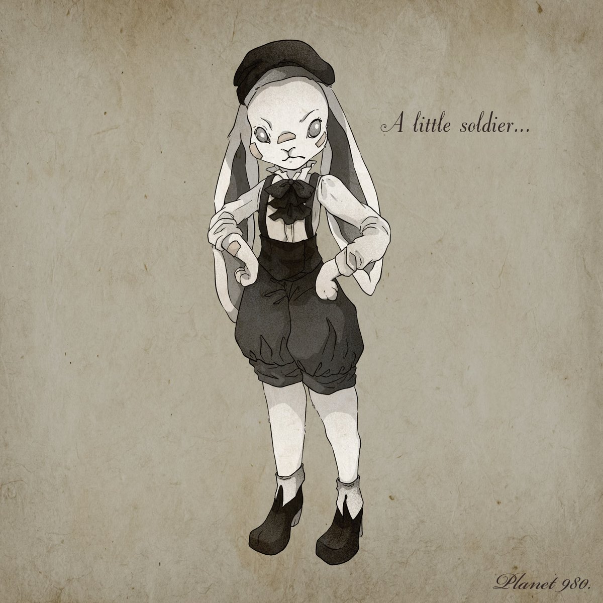 Yuki00Y's tweet photo. A little soldier....
======================
#illustration #絵 #イラスト
#squirrelking #Albino #shadowcat
#イラスト好きな人と繋がりたい https://t.co/szH12EdUEc