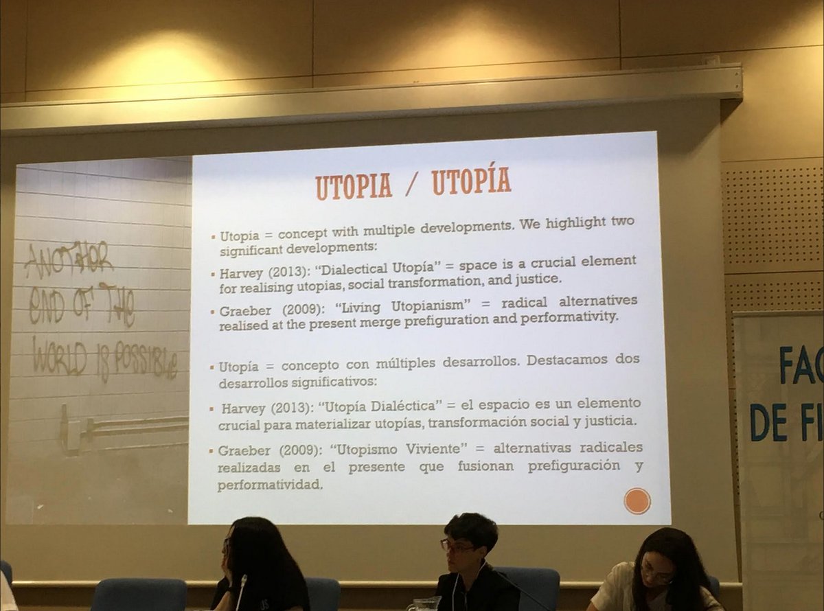 14th Linguistic Landscape: Utopia and Dystopia, with presentations by Camila Cardenas, Noelia Fernandez and Lara Alonso (Universidad Complutense, Madrid) #langtwt #ll14