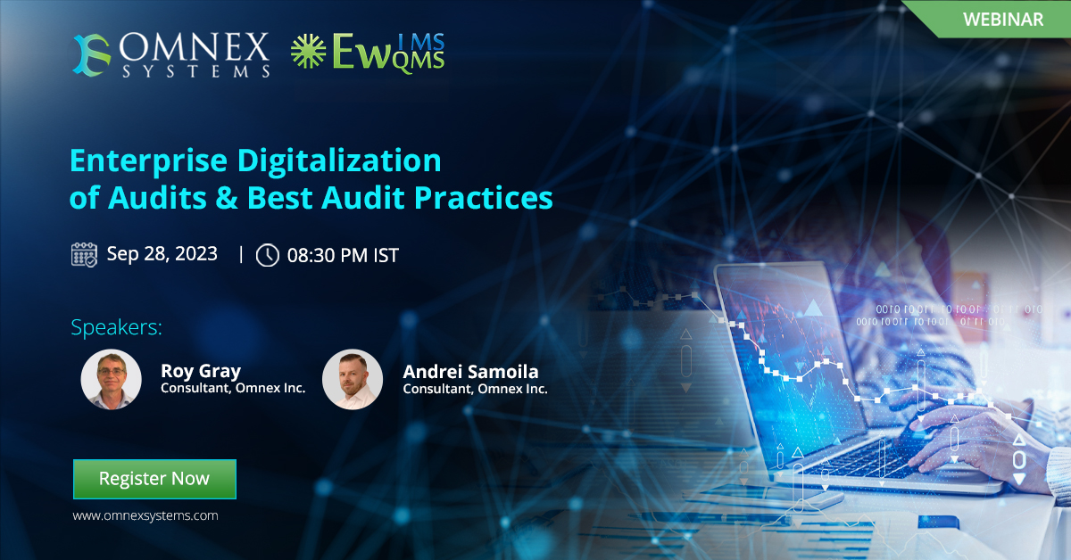 Webinar: Enterprise Digitalization of Audits & Best Audit Practices
Date & Time: Sep 28, 2023 08:30PM IST
Register Now: hubs.li/Q021f7Fy0

#DigitalAudit #AuditTechnology #AuditInnovation #AuditAutomation #AuditBestPractices #EnterpriseAudit #ComplianceAudit #DataAnalytics