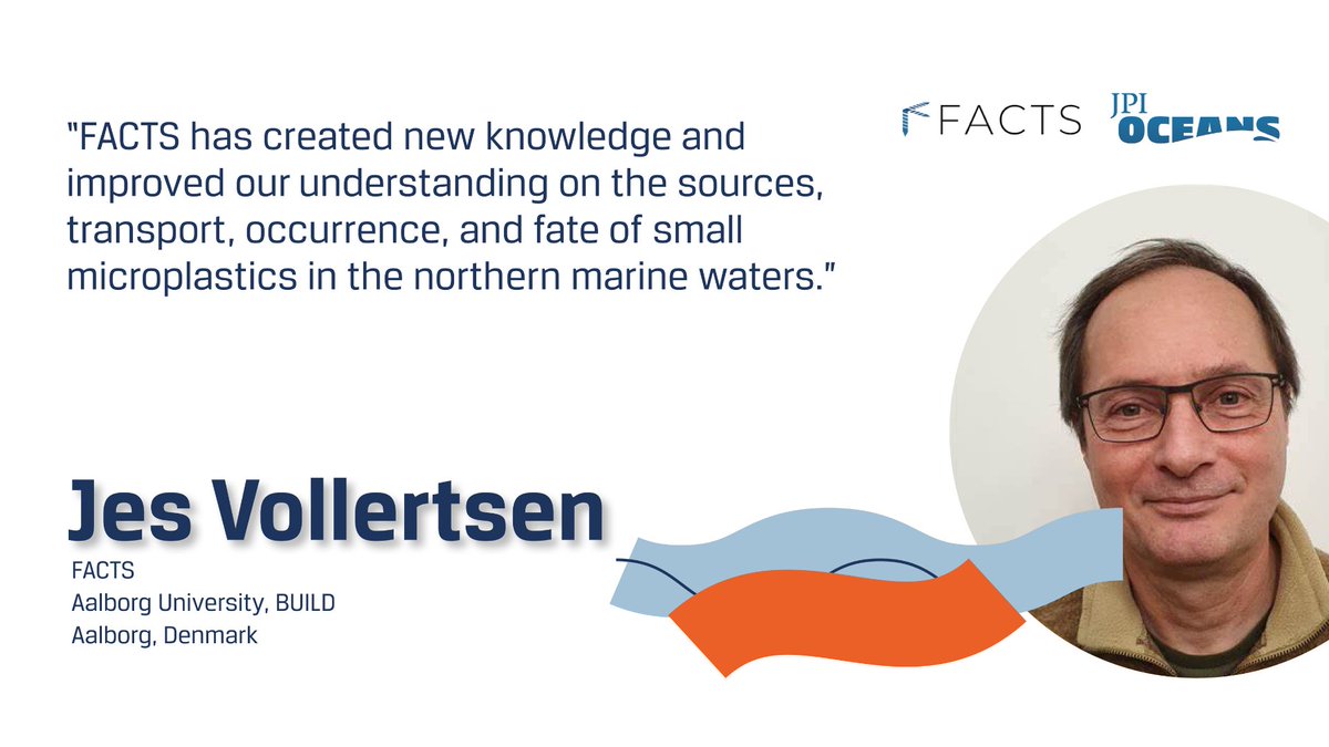 New day, new highlight: @JPIOceansFACTS is one of the six funded projects of the Joint Action “Ecological Aspects of Microplastics”. Jes Vollertsen, coordinator of the project #FACTS, explains further the mission of the project.