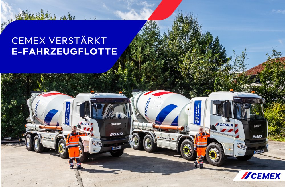CEMEX Deutschland (@cemex_germany) on Twitter photo Zwei neue E-Fahrmischer für #Cemex in Berlin: Wir freuen uns über die vollelektrischen iONTRON Transportbetonmischer von <a href="/Putzmeister/">Putzmeister Group</a> für unsere Werke in Spandau und Hohenschönhausen. #FutureinAction Mehr ➡️brnw.ch/21wCjDt Zwei neue E-Fahrmischer für #Cemex in Berlin: Wir freuen uns über die vollelektrischen iONTRON Transportbetonmischer von <a href="/Putzmeister/">Putzmeister Group</a> für unsere Werke in Spandau und Hohenschönhausen. #FutureinAction Mehr ➡️brnw.ch/21wCjDt