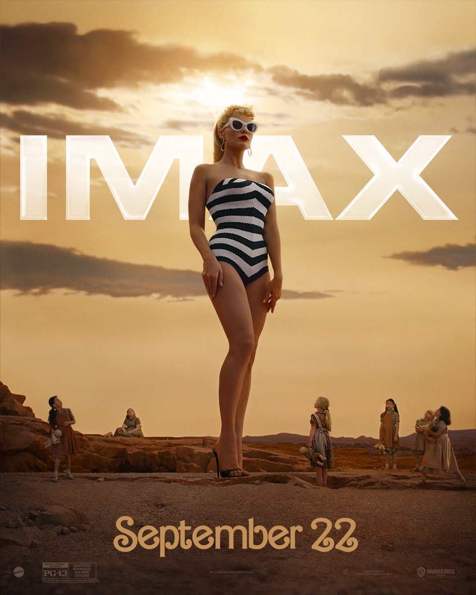 thrstreamfiends's tweet photo. Barbie IMAX poster. #THRStreamFiends #THRStreamFiendsPodcast #TheHorrorReturns #TheHorrorReturnsPodcast #THRPodcastNetwork #Streaming #StreamingMovies #StreamingFilms #StreamingTelevision #StreamingSeries #Barbie #MargotRobbie #RyanGosling #GretaGerwig #WarnerBrosPictures https://t.co/vhRzX4Mb49