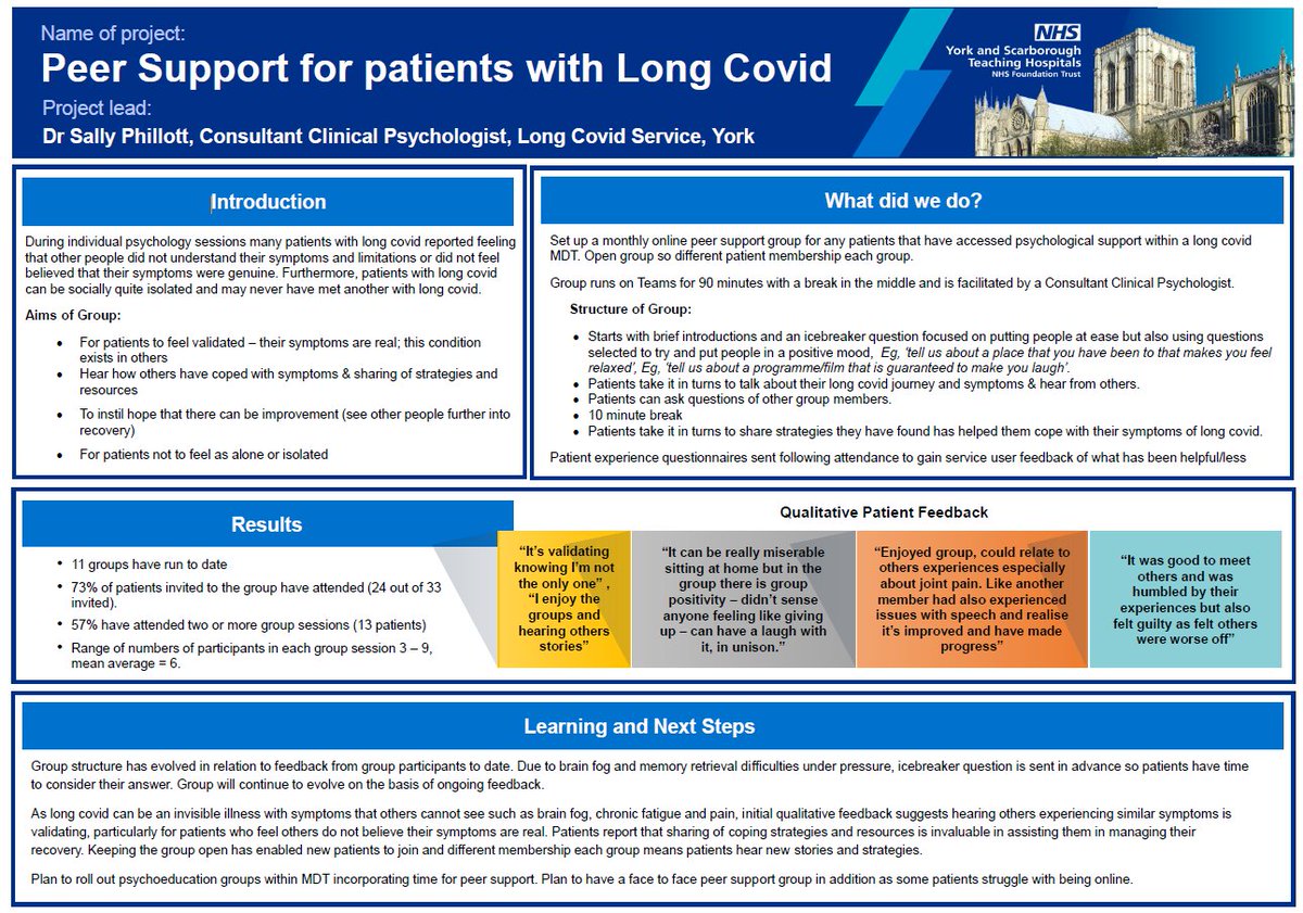 YS_AHPs's tweet photo. Psychological Medicine play a significant role in many of patient pathways including Covid👀
@VMulvanaTuohy https://t.co/LMZyJ3006Q