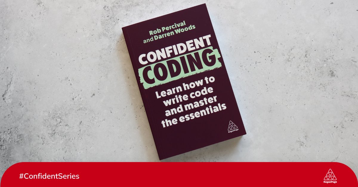 KoganPage's tweet image. Are you an aspiring #developer?
Gain the technical knowledge to create your own apps, websites and more with ‘#ConfidentCoding’by @techedrob and Darren Woods: bit.ly/3P1ndk4