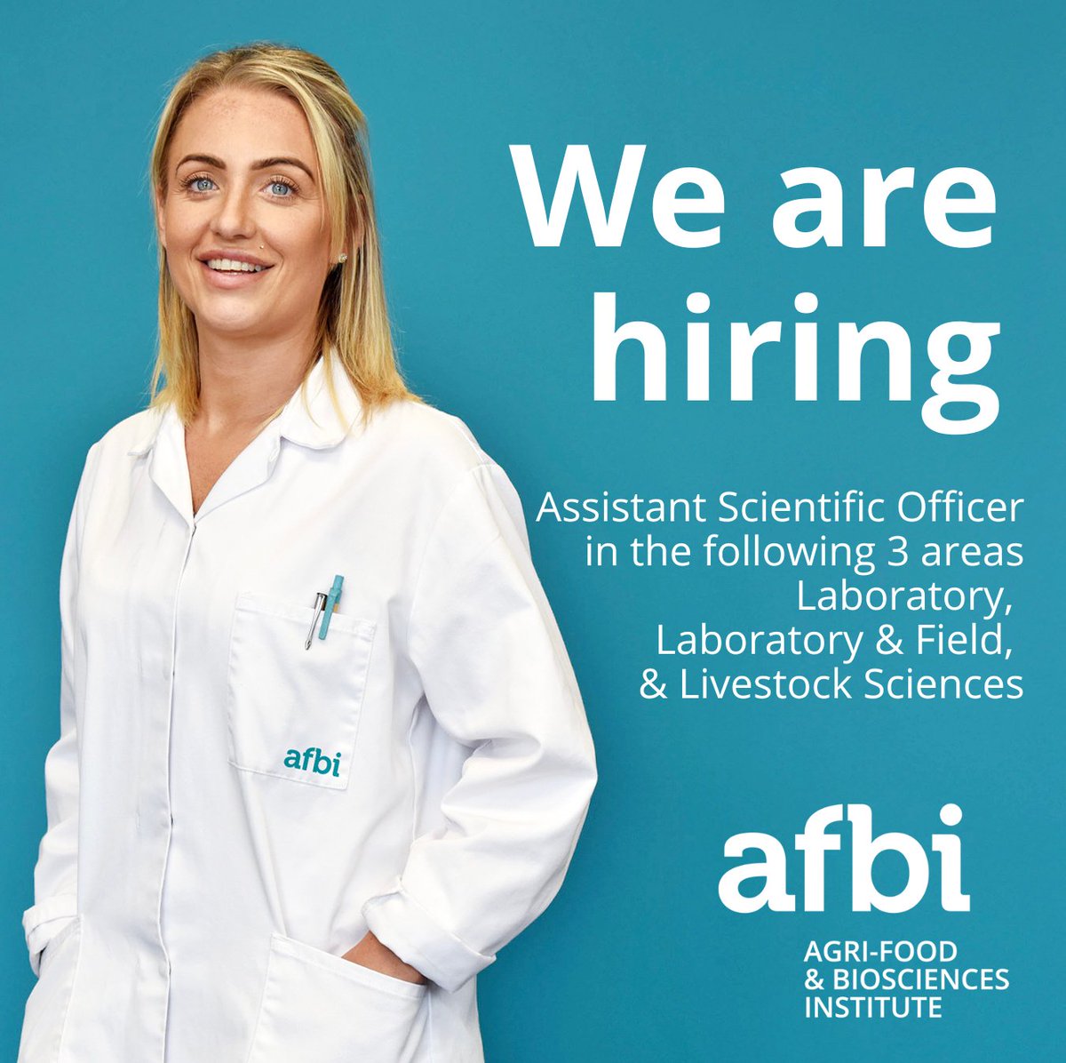 We are delighted to announce the launch of our Assistant Scientific Officer recruitment campaign. Please click on the following link to apply irecruit-ext.hrconnect.nigov.net/jobs/vacancies…