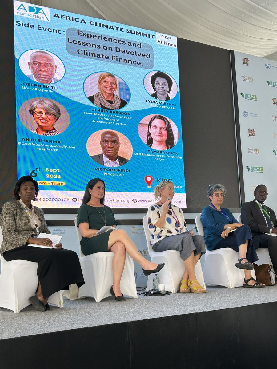AndersRonquist's tweet photo. Final Day of #AfricanClimateSummit, soon the Nairobi Declaration will be presented! Sweden emphasises i.a. the need for locally led climate action + supporting solutions based on local experience @Sida @SwedeninKE @AfricaSweMFA https://t.co/2LPKX42FSY