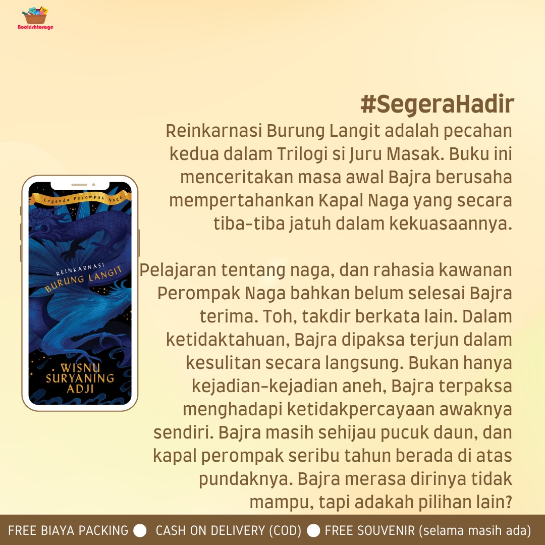 bookishtorage's tweet photo. 3 novel #LegendaPerompakNaga @_MasWis bakalan mengudara kembali yaaa, #temanBubi

Yuks, nantikan 3 novel kece badai ini https://t.co/A2KW0ZfJ2k