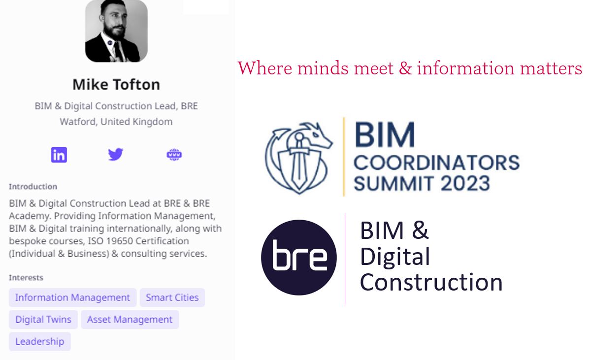 Excited to see the BIM community, both virtually &amp; in person for the <a href="/BIMCoordinators/">BIM Coordinators Summit</a> The coming together of the greatest minds of the AEC industries #bim #BIMcoordinatorSummit2023 #BIMheroes #AEC #Architecture #Engineering #Construction #DigitalTransformation #Innovation