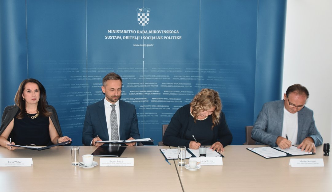 Novi Sporazum o osnivanju GSV-a potpisali su ministar <a href="/MarinPiletic/">Marin Piletić</a> u ime <a href="/VladaRH/">Vlada Republike Hrvatske</a>, predsjednica <a href="/HUP_hr/">HUP</a> Irena Weber, predsjednik Saveza samostalnih sindikata 🇭🇷 Mladen Novosel, predsjednica Matice 🇭🇷 sindikata Sanja Šprem i predsjednik Nezavisnih 🇭🇷 sindikata Krešimir Sever!