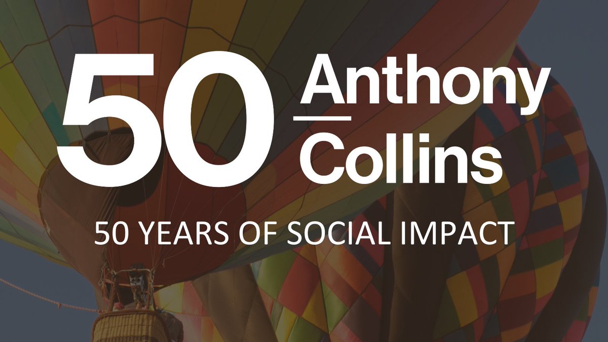 We are celebrating our 50th anniversary this year! 🎉 

In case you missed it, you can explore our anniversary timeline and learn more about our journey as a #socialpurpose firm: bit.ly/3E2y2NH

#law #anthonycollins #socialimpact #AC