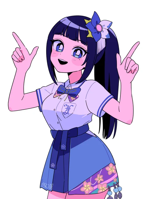 #葵の絵いつもかわいい 