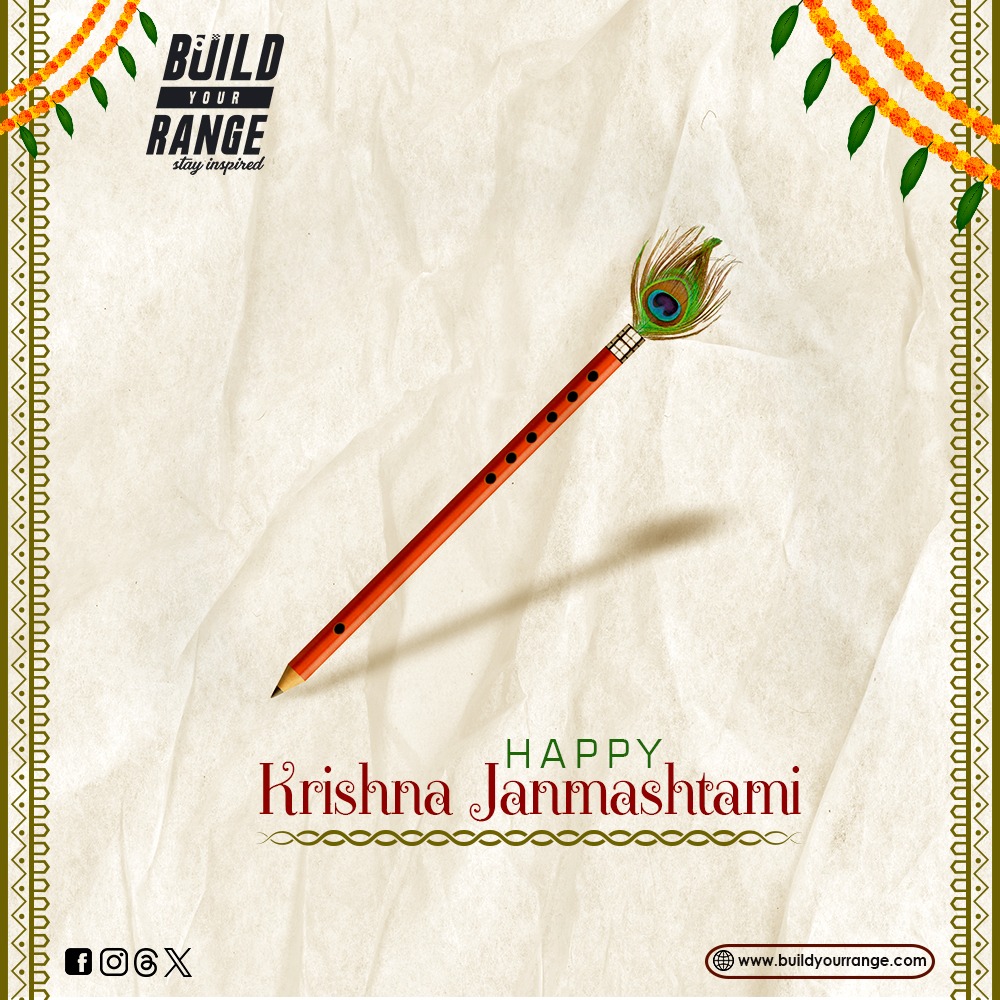BuildYourRange's tweet photo. Let the echoes of Krishna's flute fill the air, reminding us of the divine music within our souls. 
As we break the matki and participate in the joyous festivities, let us also remember the significance of this day - the triumph of good over evil. https://t.co/JgrdejtIcq
