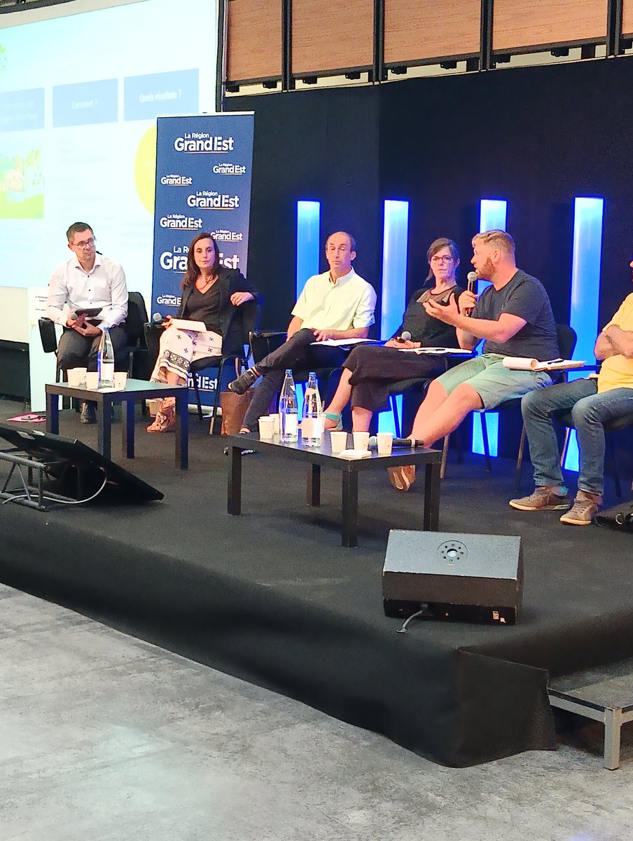 bioGrandEst's tweet photo. Jérémy Ditner, vp de @bioGrandEst : pour développer la conso en  @regiongrandest  nous avons lancé des Défis Familles A Alimentation Positive et des actions de com vers les conso. Autres projets à venir avec des paniers solidaires bio et un plan de com avec  #BioReflexe https://t.co/yU8h6DJtAt