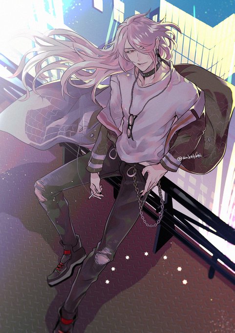 これはREVOLUTIONの甲斐田の股下5メートルくらいある!!って興奮して描いた絵 