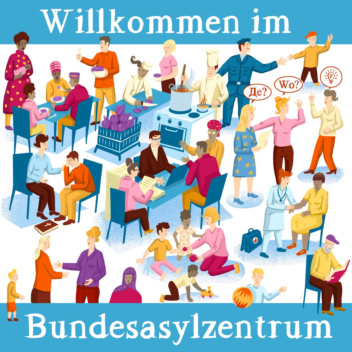 Das <a href="/SEMIGRATION/">SEM</a> lanciert einen #Podcast über den Alltag in den Schweizer #Bundesasylzentren (BAZ). In einer Serie von Interviews werden Personen vorgestellt, die in unterschiedlichen Funktionen in den BAZ tätig sind.

sem.admin.ch/sem/de/home/pu…