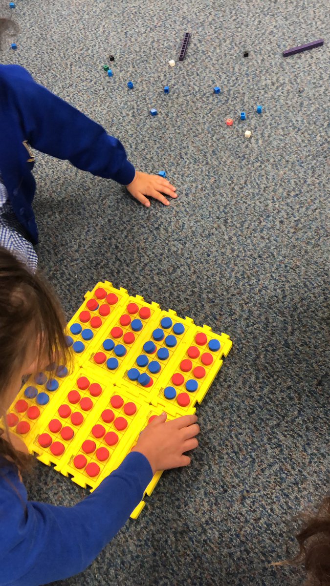 In class AB we are loving exploring tens and ones with a range of equipment. Great enthusiasm #latimermaths #mathsplay #classab