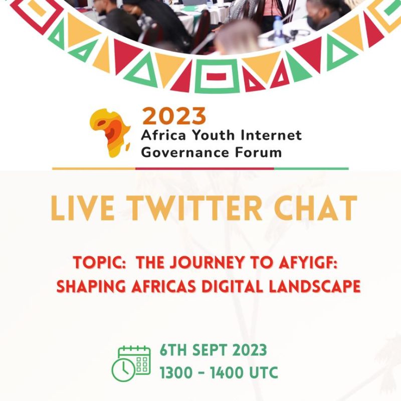 rachadsanoussi's tweet photo. 🗣️ Today's the day! Join us this afternoon 🚀

🌐Let's talk about shaping Africa's digital future at the 12th African Internet Governance Forum.  🗨️

🌍Don't miss out! It is at 1 pm UTC today https://t.co/d1nzCgmudK 
@AfricanYouthIGF @Africaigf @globalyouthigf

#YouthInIG #AFYIGF https://t.co/GMPSy7La8F