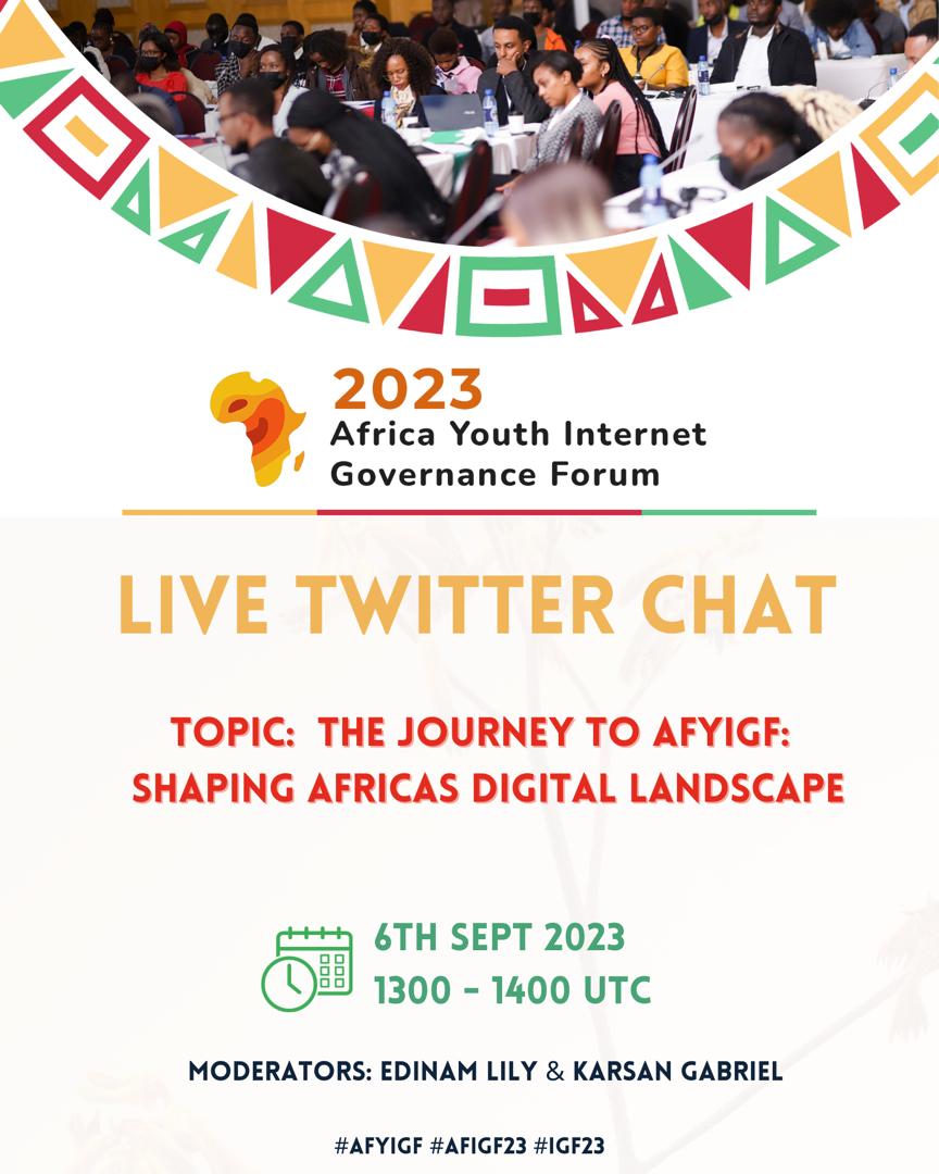 rachadsanoussi's tweet photo. 🗣️ Today's the day! Join us this afternoon 🚀

🌐Let's talk about shaping Africa's digital future at the 12th African Internet Governance Forum.  🗨️

🌍Don't miss out! It is at 1 pm UTC today https://t.co/d1nzCgmudK 
@AfricanYouthIGF @Africaigf @globalyouthigf

#YouthInIG #AFYIGF https://t.co/GMPSy7La8F