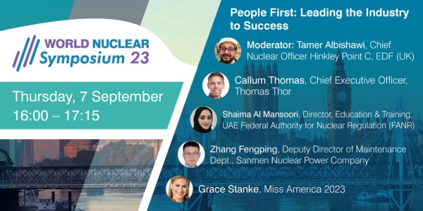 🎉 The World Nuclear Symposium is kicking off today, and we're thrilled to be part of the experts speaking and roaming around!