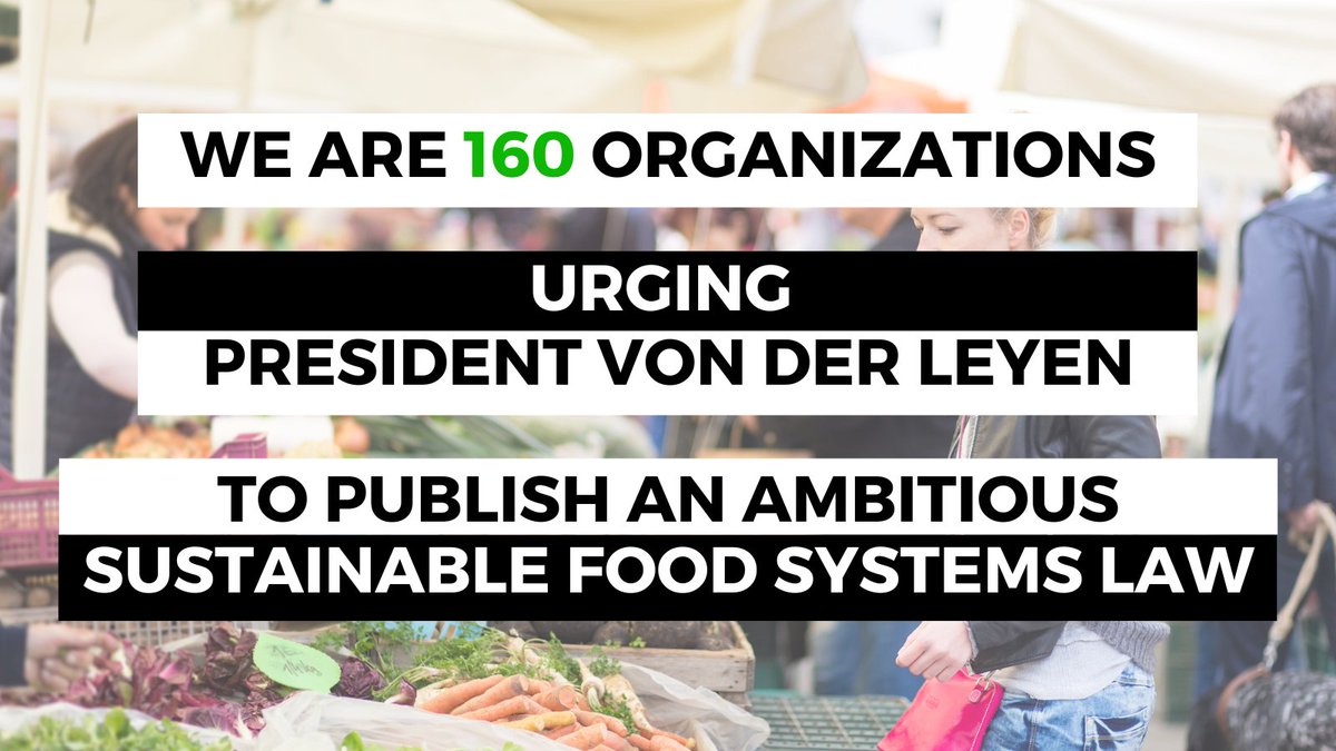 🛡️ @EU_Commission must resist misguided calls to pause the EU green agenda & move ahead with the publication of the Sustainable #FoodSystems Law. 🌎 Without it, the EU's 2050 climate-neutral target will not be met. #GoodFood4EU #EUFarm2Fork 👉bit.ly/3PqbqwN