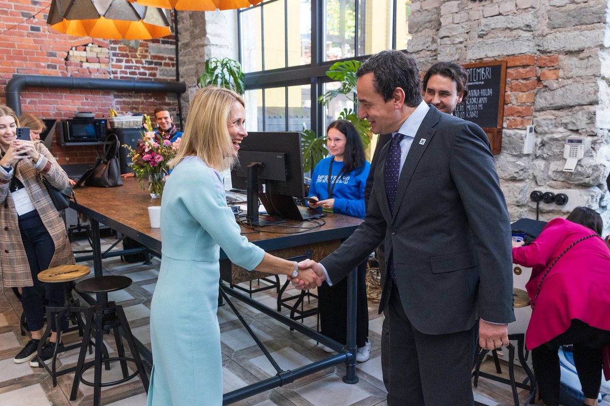 Met with Prime Minister <a href="/albinkurti/">Albin Kurti</a>.

Glad to welcome #Kosovo to <a href="/opengovpart/">Open Gov Partnership</a> as an affiliated member.

Estonia supports Kosovo’s efforts to achieve membership in international organisations, including Kosovo's EU perspective. We are ready to share our reform experiences.