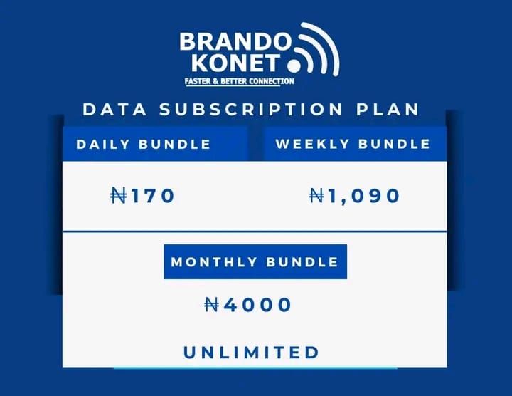 BRANDOKONNECT is NOT an INVESTMENT platform,It's a service provider. You get unlimited data of your subscription.
 
NO INVESTMENT !!!
Nobody ask you to bring any money.

You can use it to watch Netflix, YouTube bids etc. UNLIMITED

SIGN UP👇👇👇
brandokonnect.com/ref.php?ref=Br…