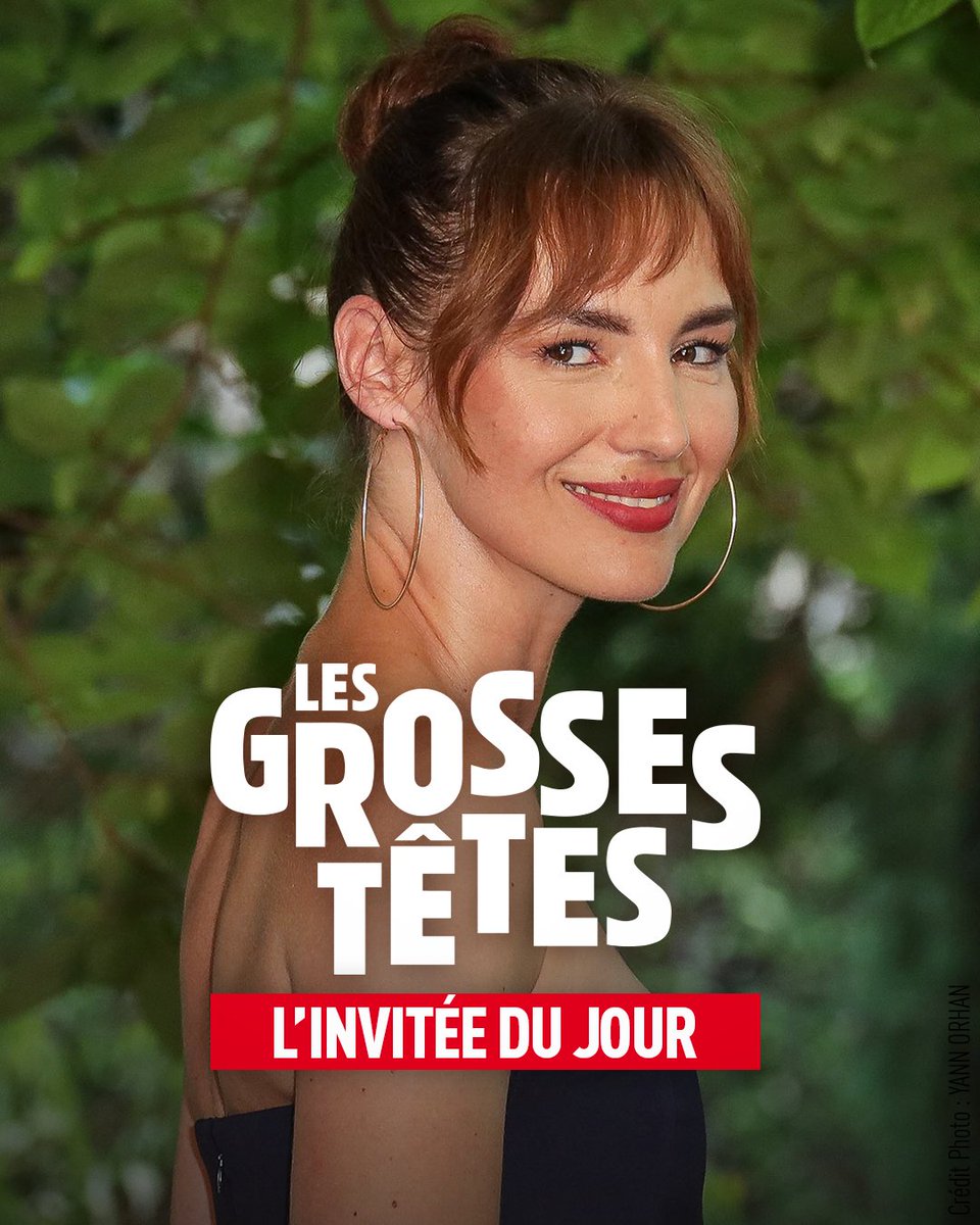 🎙️📻 Aujourd'hui, mercredi 6 septembre, #LouiseBourgoin sera l'invité de @ruquierofficiel dans #LesGrossesTêtes !