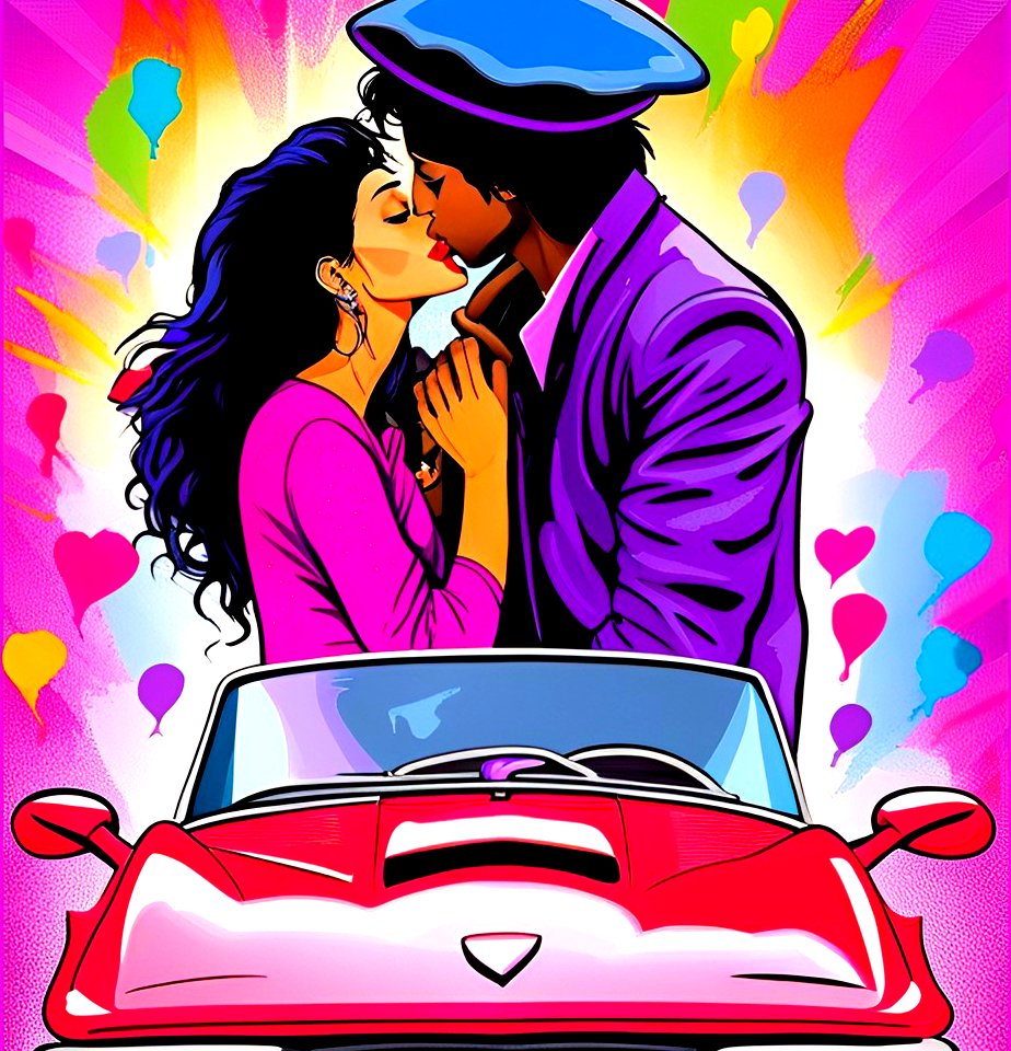 finalgamer89's tweet photo. #artideas based on #princesongs #prince #princemusic #princefanart #princeart #fanart #art #kiss #aiart #music #musicfanart #musicianfanart #rip #restinpeace #love #raspberryberret #littleredcorvette #corvette #car #purplerain #artist #aiartist https://t.co/ylfhOgq9GE