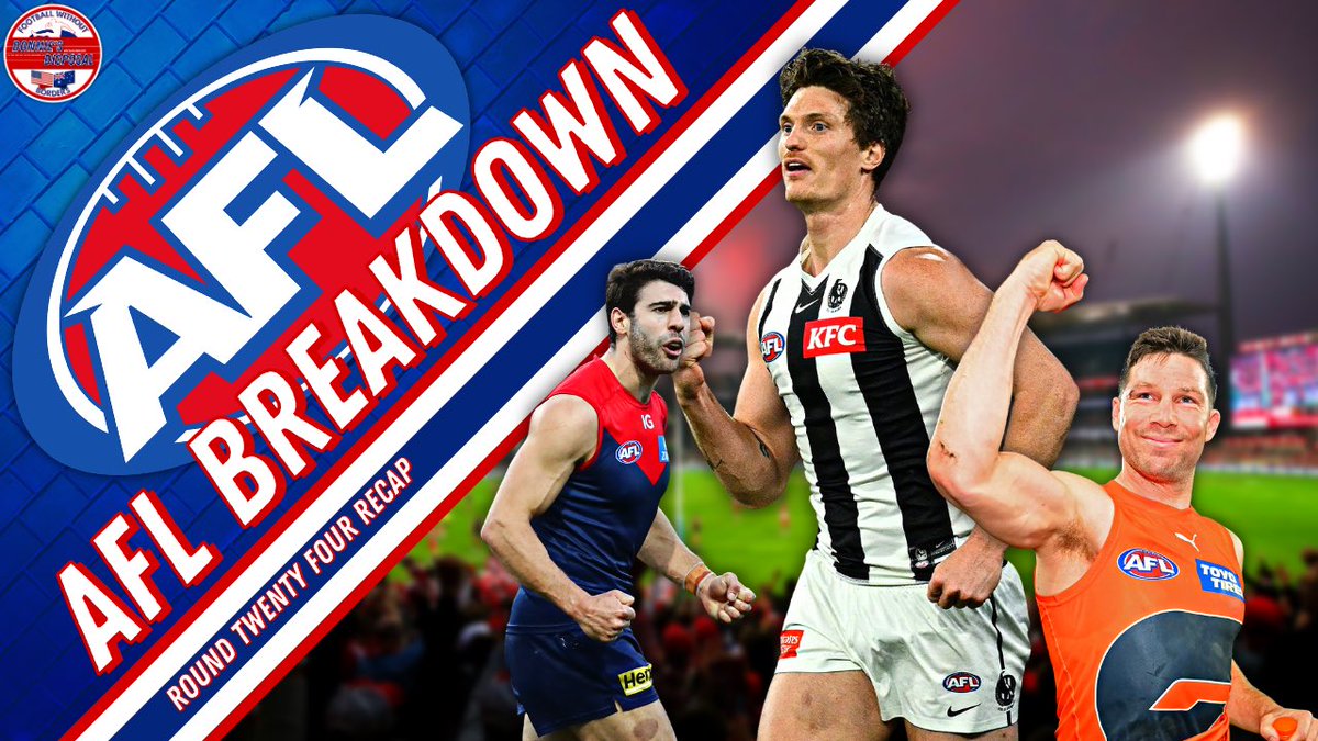 CoachHess40's tweet photo. Here it is! The @afl RD 24 review and finals preview has dropped! Today, I sit down with @filmguy616, to chat all things footy in RD 24 and preview the upcoming finals!! Hope you enjoy our chat!! #DonniesDisposal #Footballwithoutborders #AFL
https://t.co/nuhaEzxCIX https://t.co/8JFrr6RW0I