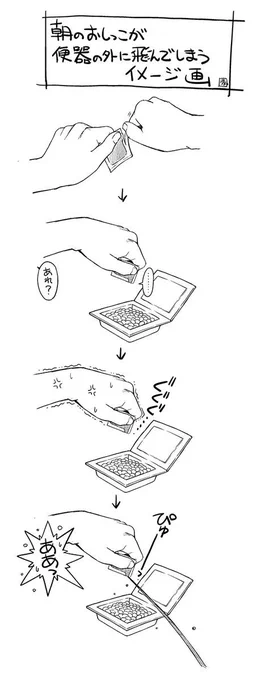 皮かぶっちゃってる場合はもちろん、皮むいて亀頭を露出させていても、 チンコさんは気まぐれな時があります。 座っておしっこするのが無難でしょうね。 